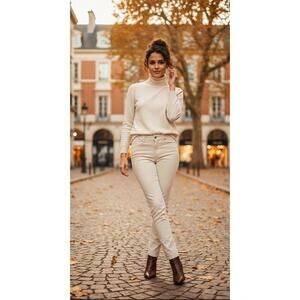 Lucky Brand Women's White Denim Skinny Jeans size 4/27